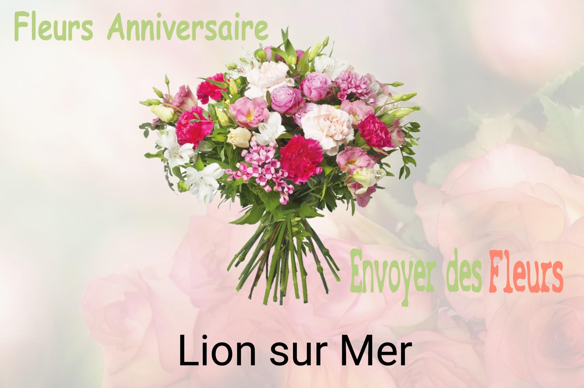 Bouquet de fleurs d’anniversaire livré à Lion-sur-Mer